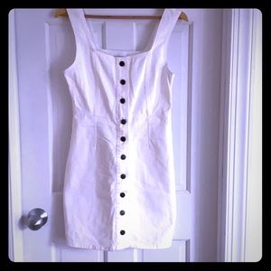 White Denim dress urban outfitters size 6
